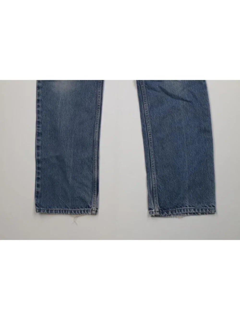 Vintage Y2K 2004 Levis 505 Mens 32x34 Distressed Regular Straight Leg Jeans Blue